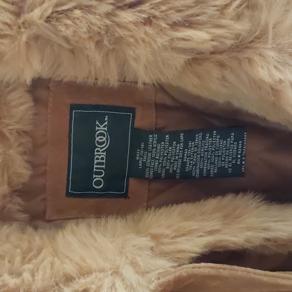 Outbrook brand size Misses Large  Camel color suede jacket*Was $55* - Picture 2 of 6